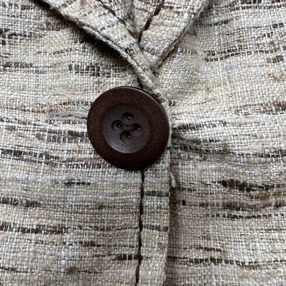 100%silk WHBM Beige Blazer - Preowned - Picture 6 of 11